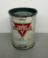 Vintage Conoco Oil Lube Grease Can ~ Continental Oil Co picture