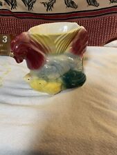 Vintage Royal Copley chicken hen three chicks USA Pottery MCM c1950’s- Perfect picture