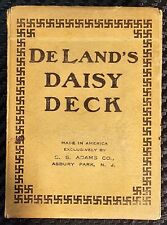 Vintage DeLand's Daisy Deck Playing Cards Circa Pre 1920 picture