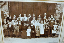 Antique Imperial Mount Photograph German Generational Family Pre WWl Wedding picture