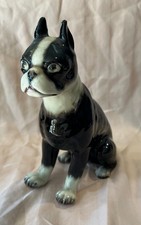 Vintage Ceramic Boston Terrier Dog figurine Occupied Japan 6