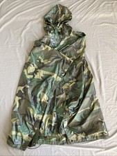 NOS - Authentic USGI Military Woodland M81 Wet Weather Rain Poncho Army ECWCS picture