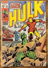 THE INCREDIBLE HULK 131 ROY THOMAS STORY 1ST APP JIM WILSON MARVEL COMICS 1970 picture