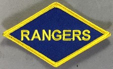 WW2 United States Army Ranger diamond-shaped licensed patch picture