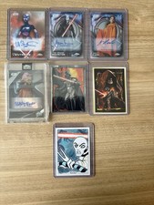 Topps Star Wars 471 Card Lot Autos Sketch inserts #s refractors with galaxy base picture