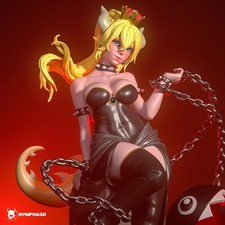 1:8 Bowsette Super Mario Fan Art UNPAINTED High Quality Garage Kit picture