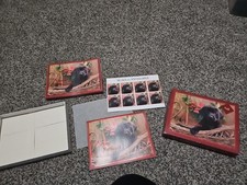 Black Labrador Puppy Christmas  Cards Set Of 16 2 Boxes picture