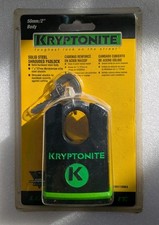 Brand New Kryptonite Solid Steel Shrouded Padlock 50mm/2