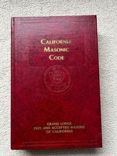 California Masonic Code 1975 Second Edition with Pocket Supplement (L3) picture