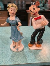 VINTAGE RARE 1940-50S DAGWOOD AND BLONDIE CERAMIC FIGURINES UCAGCO JAPAN 8