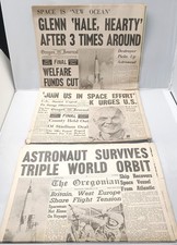 OREGONIAN/OREGON JOURNAL NEWSPAPERS John Glenn MERCURY-ATLAS EARTH ORBIT 1962 picture