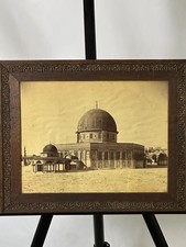 Félix Bonfils Antique Photograph – Dome of the Rock Jerusalem – 19th Century picture