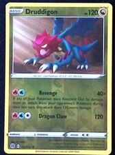 Druddigon - 113/172 - Pokemon Brilliant Stars Reverse Holo Rare - NM picture