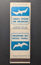 Vintage Chesapeake Bay Tunnel Matchbook Cover picture