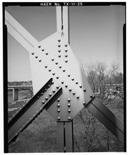 Photo:Richmond Bridge Vertical-Diagonal Truss Detail 1910s HAER TX-11-25 picture