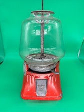 Vintage Minneapolis Regal Vending Machine Hot Peanuts (NICE GLASS, NO LID) Works picture