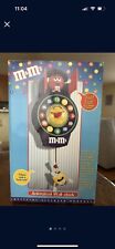 M&M Animated Wall Clock With Pendulum - NEW picture