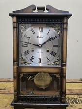 Centurion 35 Day Regulator Wall Clock Wood Case Pendulum Korea picture