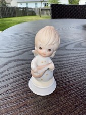 1982 LEFTON CHINA CHRISTOPHER COLLECTION GIRL ANGEL FIGURE picture