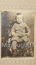Antique Cabinet Style Photograph Arthur Mitchell History Identified Child picture