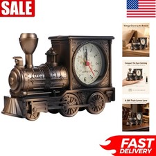 Battery-Powered Vintage Train Alarm Clock - Perfect Gift for Train Lovers picture