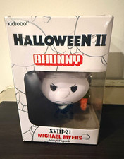 Kidrobot Dunny Halloween II Michael Myers Vinyl Figure XVIII-21 w/ Qee Paw picture