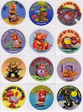GARBAGE PAIL KIDS PRIME SLIME TRASHY TV APPLE PIE COMPLETE GROSS BEARS SET 12/12 picture