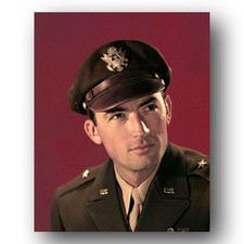 Gregory Peck Photo 8x10 Twelve O' Clock High 1949 Color Portrait picture
