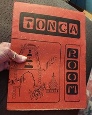 Tonga Room Vintage Menu 1960's, Illustrated By Jack Davis, great Condition  picture