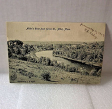 C. E. Ingalls 1907 Athol MA Miller's River Green St RPPC Postcard Posted picture