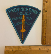 Vintage Provincetown Massachusetts Pilgrims First Landing Place Police Patch picture