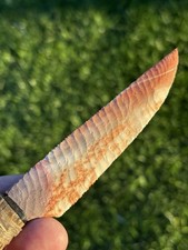 Mookiate Jasper Flint Knapped Deer Antler Knife ~ Native American Mountain Man picture