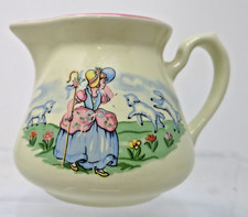 Vintage Hall Pottery Little Bo Peep Creamer Handle JL Hudson's Ceramic EUC picture