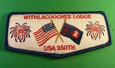 Withlacoochee OA Lodge USA 250 COMMEMORATIVE FLAP - 125 MADE picture