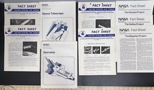 NASA Fact Sheets Briefs Information Lot 1970s-80s Spacelab Space Telescope picture