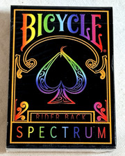 Bicycle Spectrum Rider Back Playing Cards, 2016, Magic Finish - New and Sealed picture