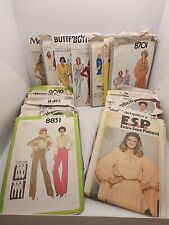 Vtg Lot of 20  1970s/80s Butterick, McCall's & Simplicity Women's Dress Patterns picture