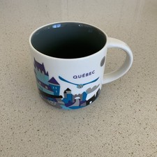 Starbucks You Are Here Collection Quebec 14oz Ceramic Mug Cup 2015 picture