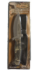 Utica Cutlery Fixed Blade Knife W/Nylon Sheath Team Realtree AP (3.5