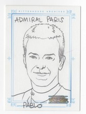 Tom Paris The Complete Star Trek Voyager Sketch Card by Pablo Raimondi picture