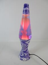 Original Vintage Lava Lite Purple Psychedelic Swirl Tie Dye Motion Lamp Retro picture