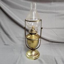 Vintage EAGLE Brass Ship Gimbal kerosene Oil Lamp Swivel Wall Table Mount 19in picture