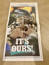 Philadelphia Eagles Super Bowl LIX Champions 2025 Inquirer Newspaper Jalen Hurts picture