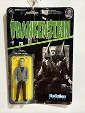 Reaction Figures - Frankenstein - Funko REACTION FIGURE TOY NEW DAMAGED CARD picture