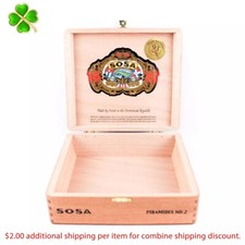 Sosa Piramides No. 1 Empty Wood Cigar Box 7.75