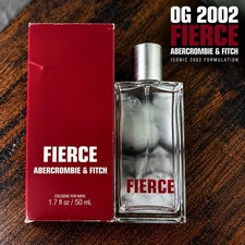 VINTAGE Red label Abercrombie & Fitch FIERCE RARE With Box picture