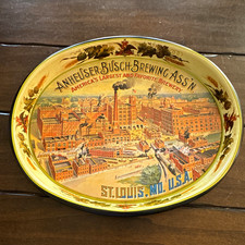 Anheuser-Busch Brewing Ass'n St. Louis MO USA Beer Tray Breweriana picture