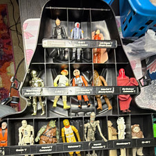 Kenner Vintage Star Wars Darth Vader Action Figures Lot w/ Helmet Display Case picture
