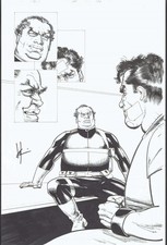 HOWARD CHAYKIN SIGNED 2008 PUNISHER WAR JOURNAL ORIGINAL ART  picture