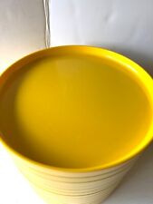 Vintage HELLER 9.5” Dinner Plates, Massimo Vignelli MCM Yellow Melamine picture